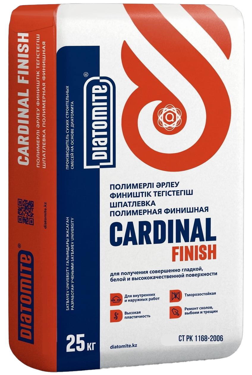 Шпатлёвка полимерная финишная CARDINAL FINISH 25 кг